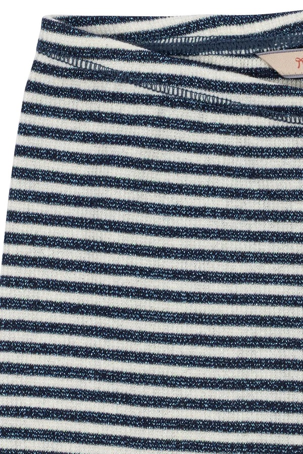 Легінси дитячі з бавовною Konges Sløjd ROLI STRIPE PANTS OCS колір блакитний фото 2