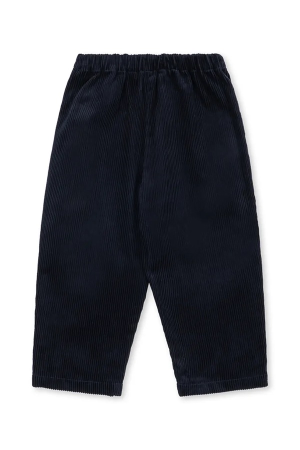 Штани дитячі вельветові Konges Sløjd SULLY PANTS GOTS колір темно-синій