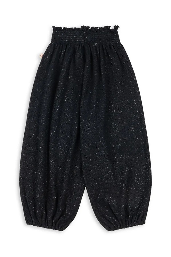 Штани дитячі з бавовною Konges Sløjd ROLI BALLOON PANTS OCS колір чорний фото 3