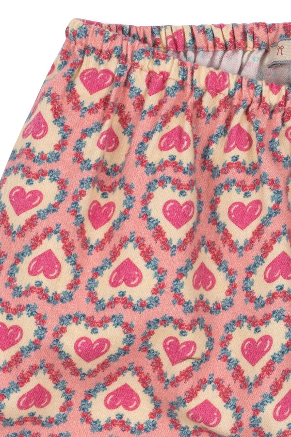 Штани дитячі бавовняні Konges Sløjd MAITE PANTS GOTS колір рожевий фото 2