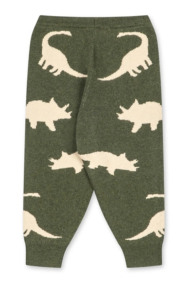 Спортивні штани дитячі з додаванням вовни Konges Sløjd LAPIS PANTS WOOL колір зелений фото 2