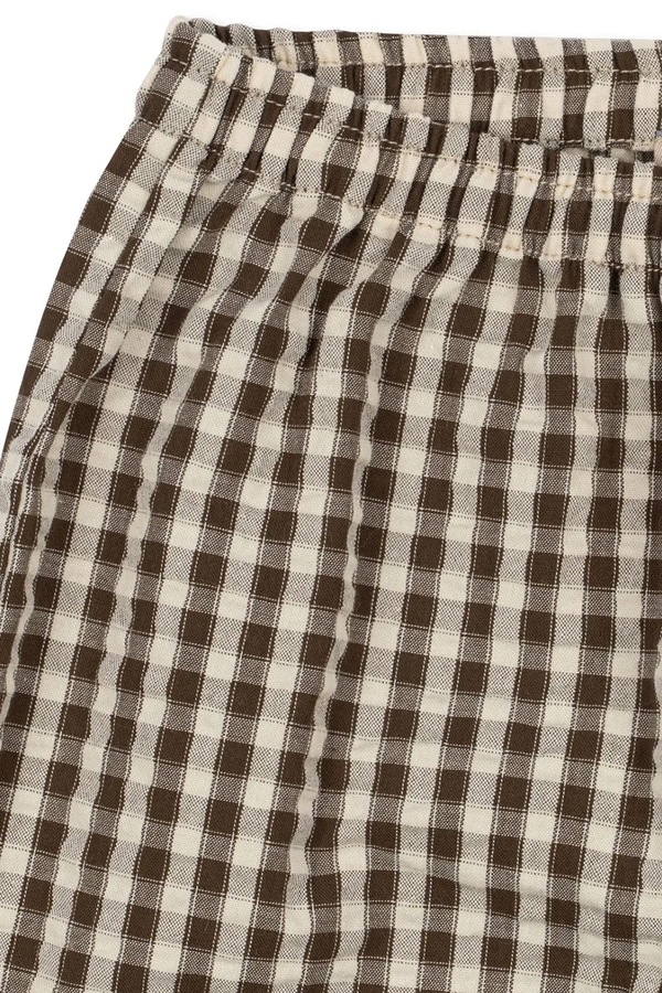 Брюки детские хлопковые Konges Sløjd KIM PANTS GOTS цвет коричневый фото 2