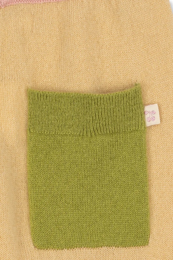 Штани дитячі вовняні Konges Sløjd COLLETTI PANTS колір жовтий фото 3