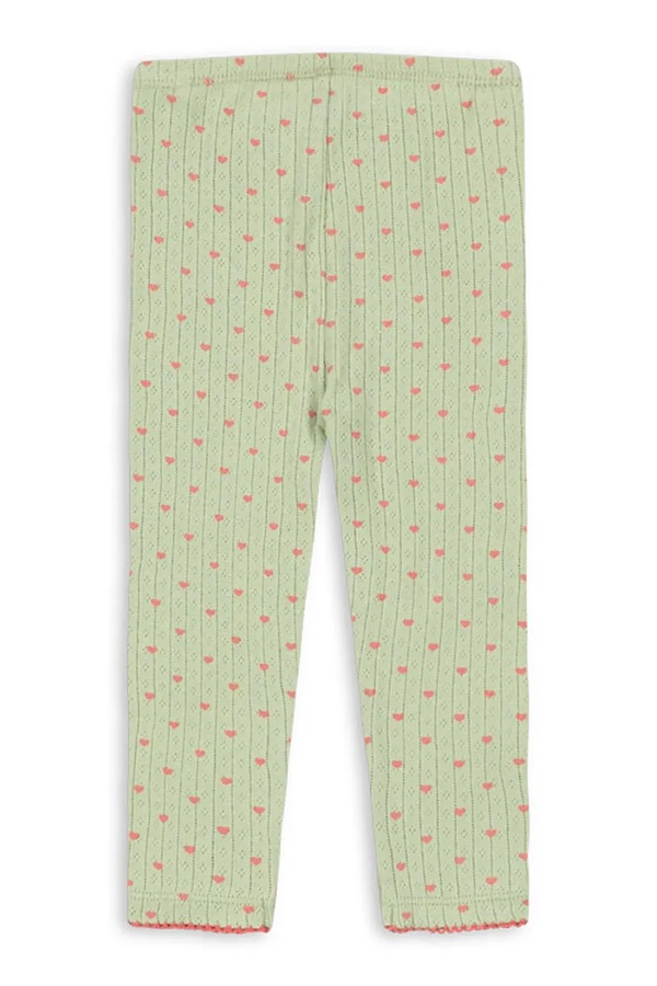 Леггинсы детские хлопковые Konges Sløjd MINNIE PANTS GOTS цвет зеленый