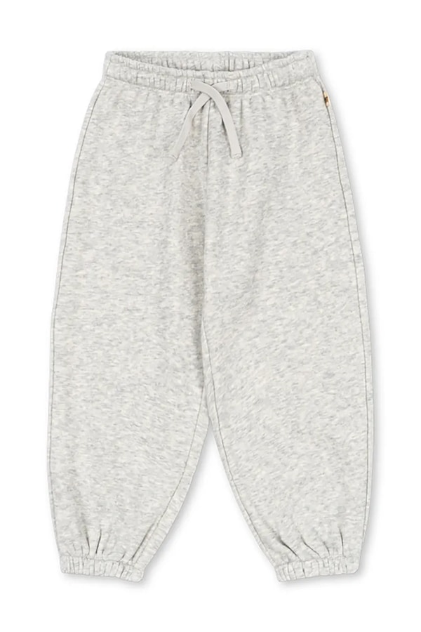 Спортивні штани дитячі з бавовною Konges Sløjd LOU SWEAT PANTS GOTS колір сірий