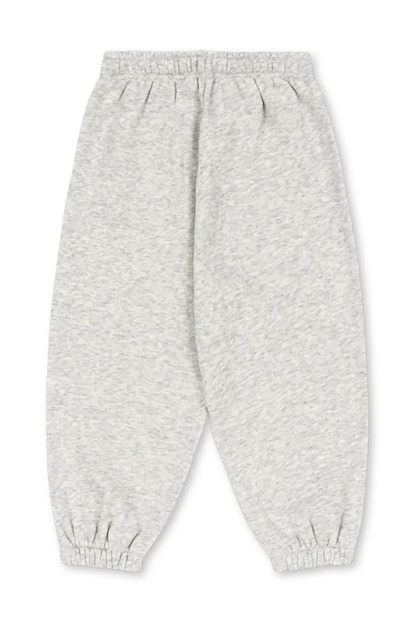 Спортивні штани дитячі з бавовною Konges Sløjd LOU SWEAT PANTS GOTS колір сірий
