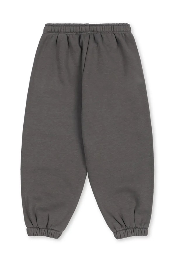 Спортивні штани дитячі з бавовною Konges Sløjd LOU SWEAT PANTS GOTS колір сірий фото 2