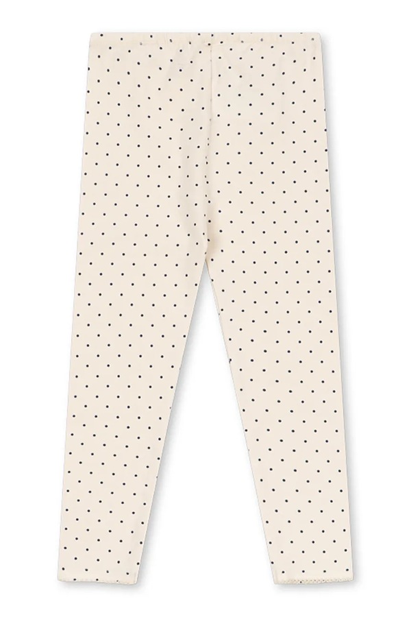Леггинсы детские хлопковые с эластаном Konges Sløjd BASIC PANTS GOTS цвет бежевый