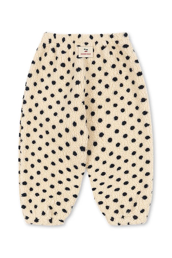 Спортивні штани дитячі флісові Konges Sløjd JODY PANTS GRS колір бежевий фото 3