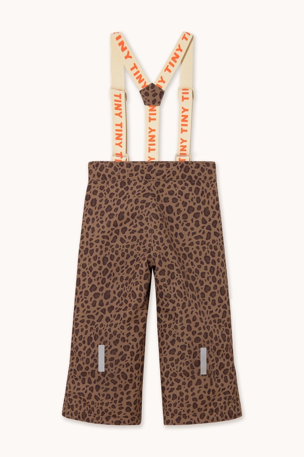 Гірськолижні штани дитячі Tinycottons ANIMAL PRINT SNOW PANT колір коричневий фото 3
