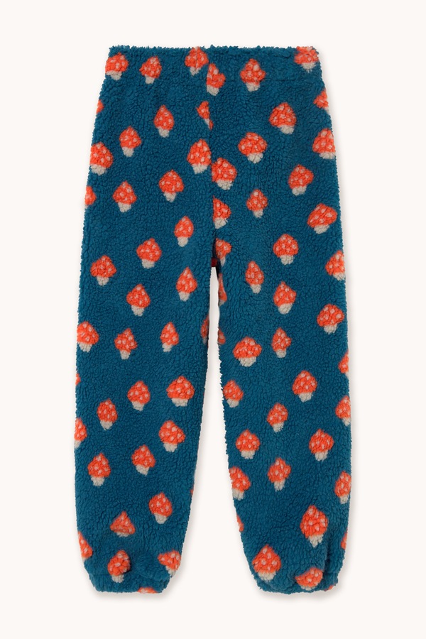 Спортивні штани дитячі флісові Tinycottons TINY MUSHROOMS SHERPA SWEATPANT колір блакитний фото 3