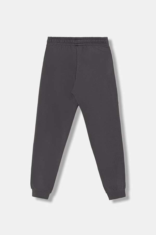 Спортивні штани дитячі з бавовною Puma ESS ELEVATED Sweatpants FL колір сірий фото 3