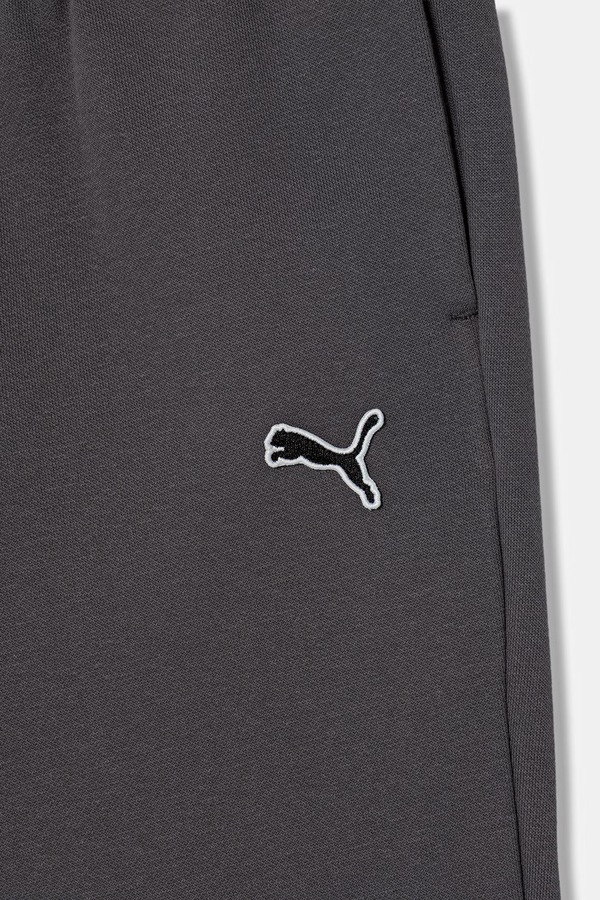 Спортивні штани дитячі з бавовною Puma ESS ELEVATED Sweatpants FL колір сірий фото 2