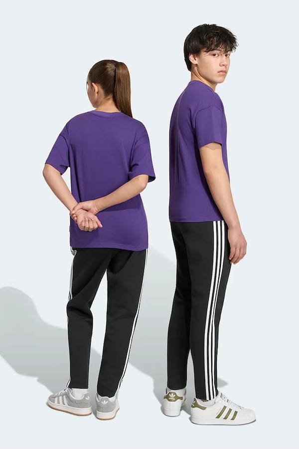 Спортивні штани дитячі adidas Originals колір чорний фото 2
