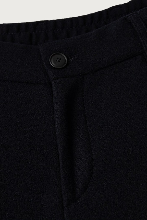 Штани slim fit чоловічі з додаванням вовни BOSS P-Genius-CW-WG-264 колір темно-синій фото 2