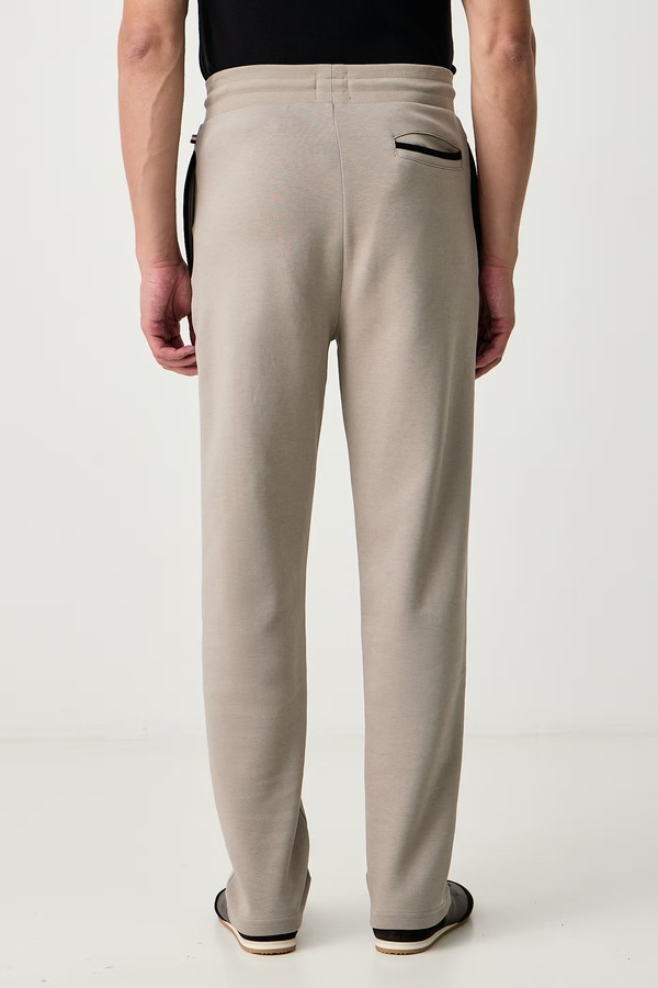 Штани loungwear чоловічі з бавовною BOSS Sense Pants колір зелений фото 3