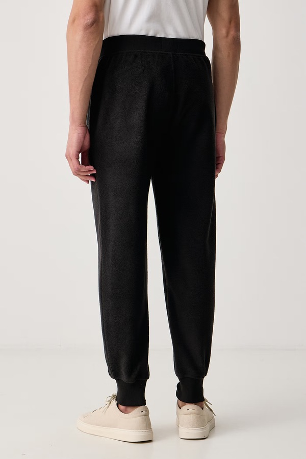 Штани loungwear чоловічі флісові Polo Ralph Lauren колір чорний фото 3
