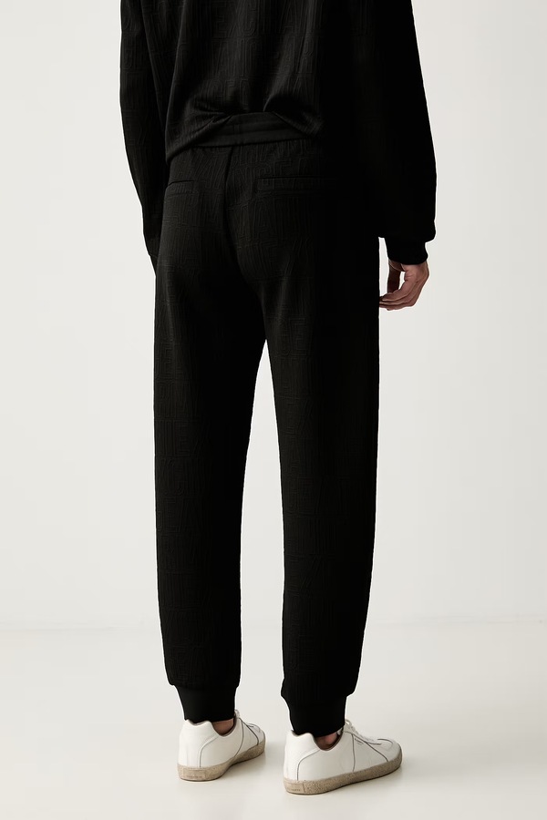 Спортивні штани чоловічі Armani Exchange колір чорний фото 2
