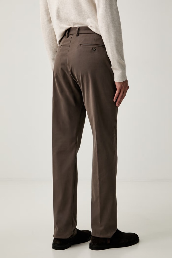 Штани chinos чоловічі з модалем Paul&Shark колір коричневий фото 2