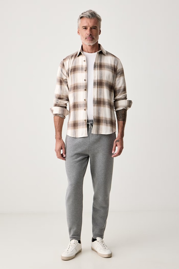 Спортивні штани чоловічі Trussardi колір сірий фото 2