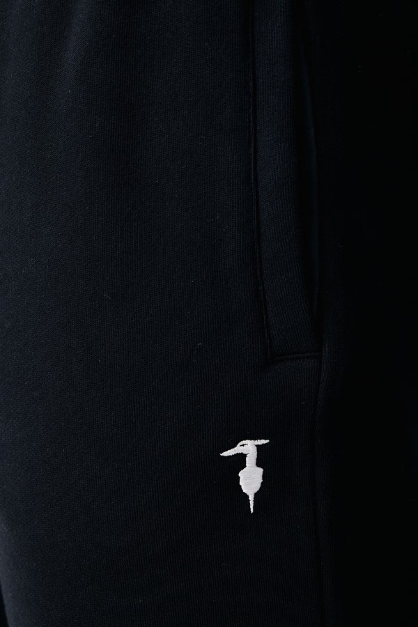 Спортивні штани чоловічі бавовняні Trussardi колір темно-синій фото 4