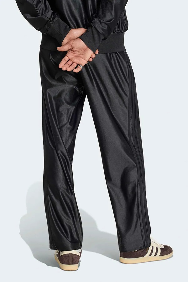 Штани straight чоловічі adidas Originals Firebird Metallic колір чорний фото 2