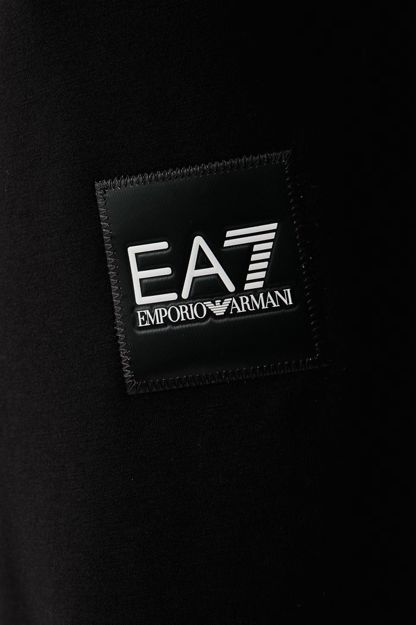 Спортивні штани чоловічі з модалем EA7 Emporio Armani колір чорний фото 4