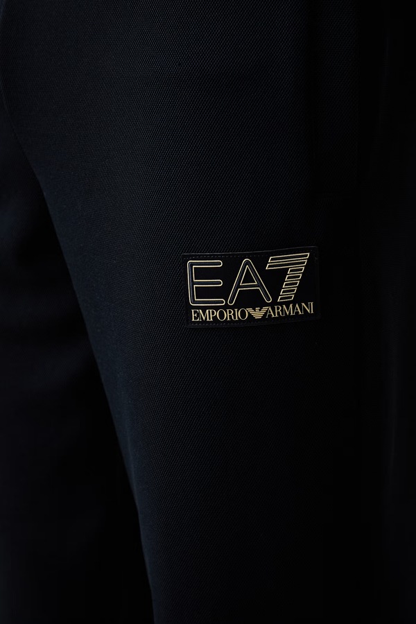 Спортивні штани чоловічі EA7 Emporio Armani колір темно-синій фото 4