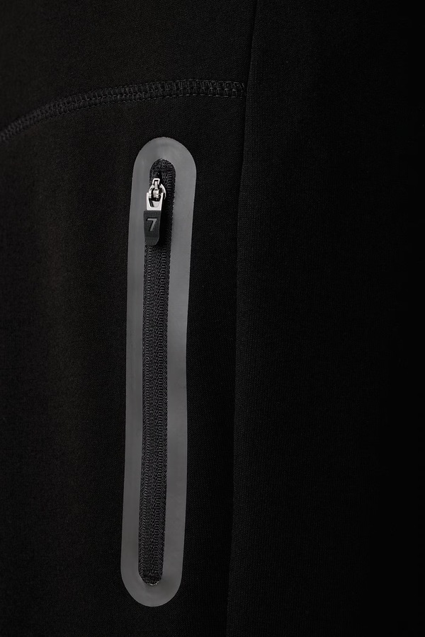 Спортивні штани чоловічі з бавовною EA7 Emporio Armani колір чорний фото 4