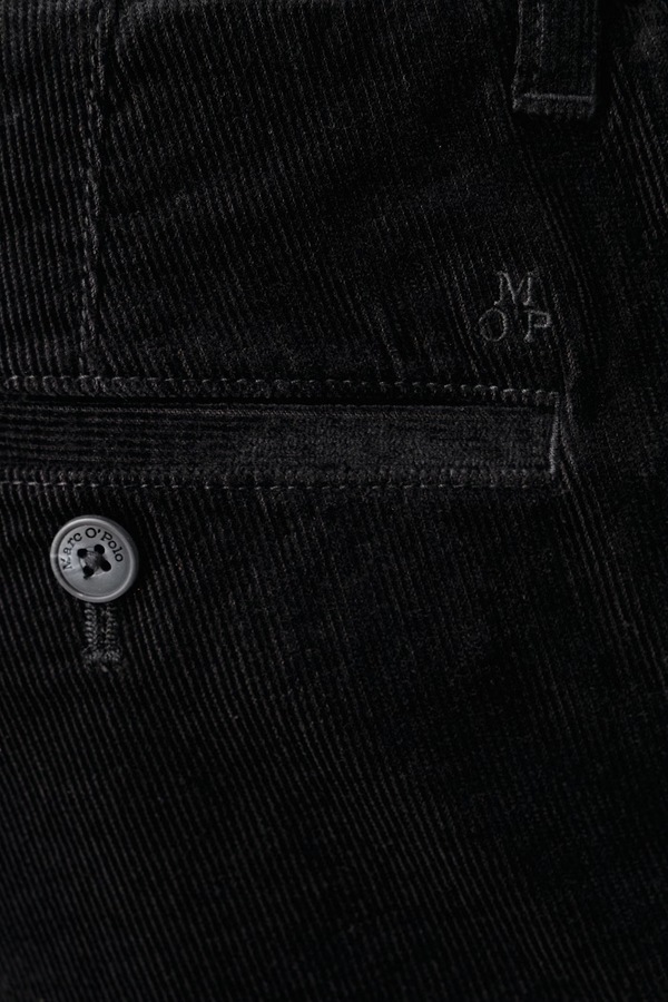 Штани slim fit чоловічі вельветові Marc O'Polo колір чорний фото 4