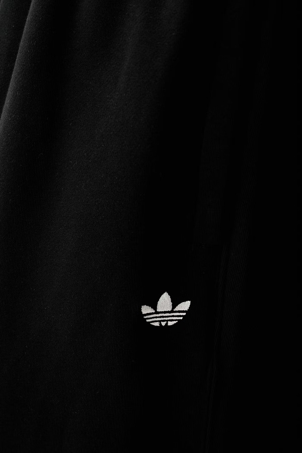 Спортивні штани чоловічі з бавовною adidas Originals Trefoil Essentials колір чорний фото 4