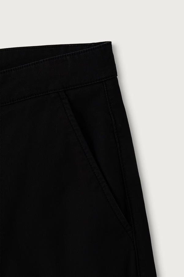 Штани chinos чоловічі бавовняні з еластаном BOSS Orange Chino_ST_2 колір чорний фото 3