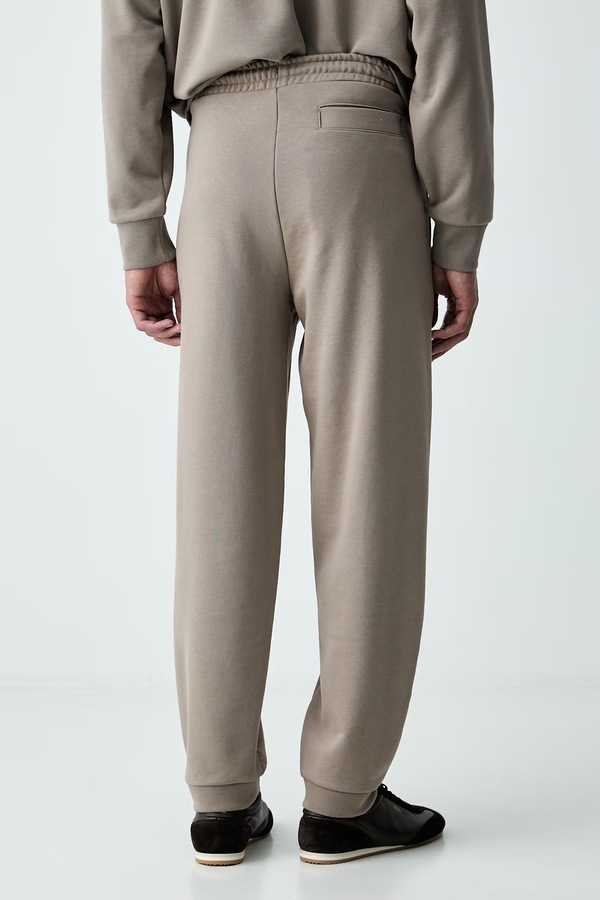 Спортивні штани чоловічі з бавовною BOSS Green JT_Long Pants колір бежевий фото 3