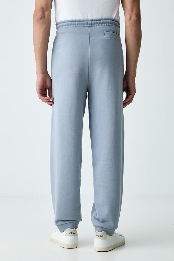 Спортивні штани чоловічі з бавовною BOSS Green JT_Long Pants колір блакитний фото 3