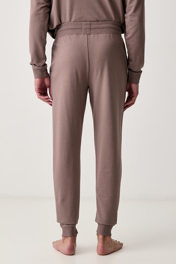 Штани loungwear чоловічі з бавовною HUGO NOAH PANTS колір помаранчевий фото 3