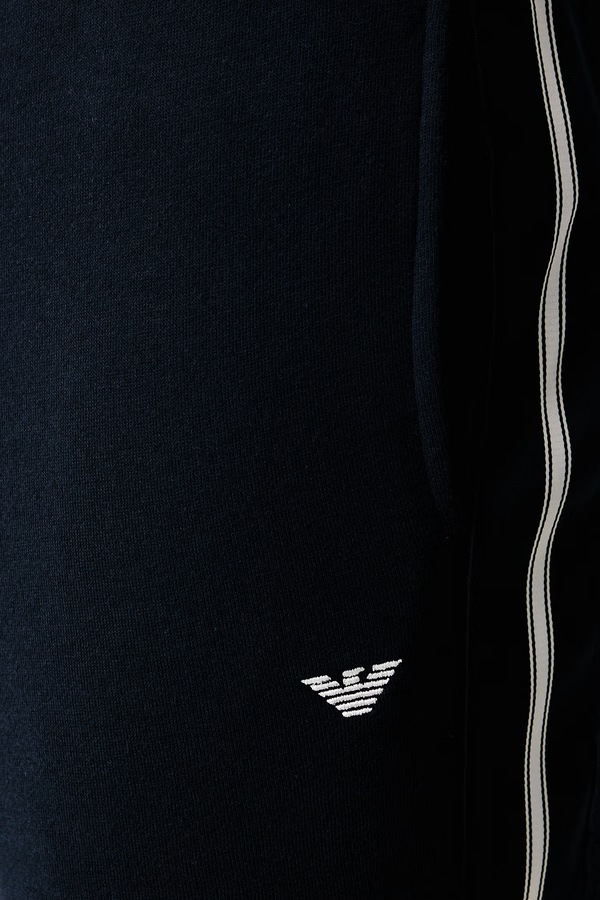 Штани loungwear чоловічі Emporio Armani Underwear колір темно-синій фото 4