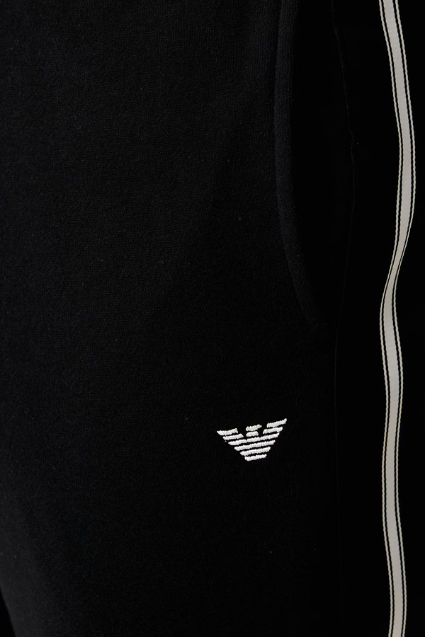 Штани loungwear чоловічі Emporio Armani Underwear колір чорний фото 4