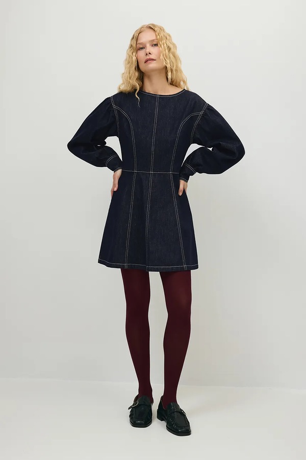 Сукня джинсова BIZUU ASTI JEANS колір темно-синій фото 2