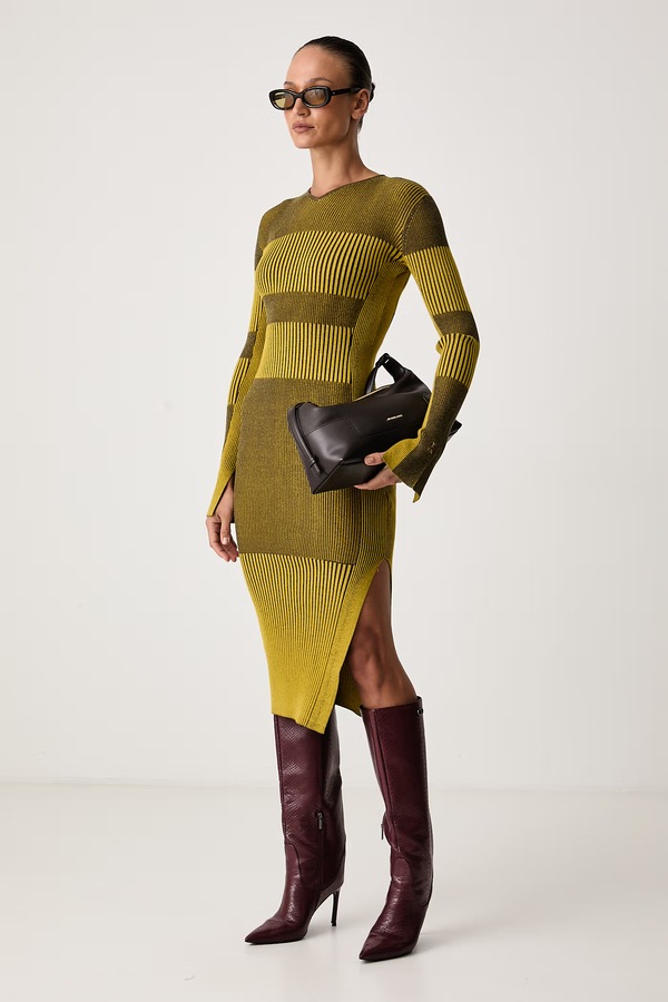 Сукня bodycon з віскозою Patrizia Pepe колір зелений фото 2