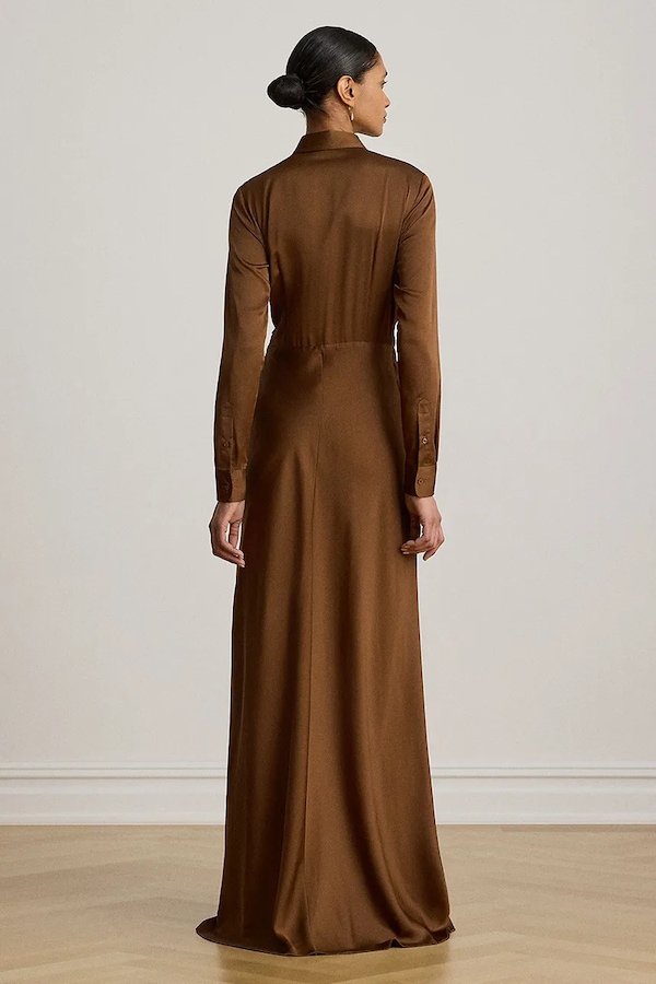 Сукня Lauren Ralph Lauren колір коричневий