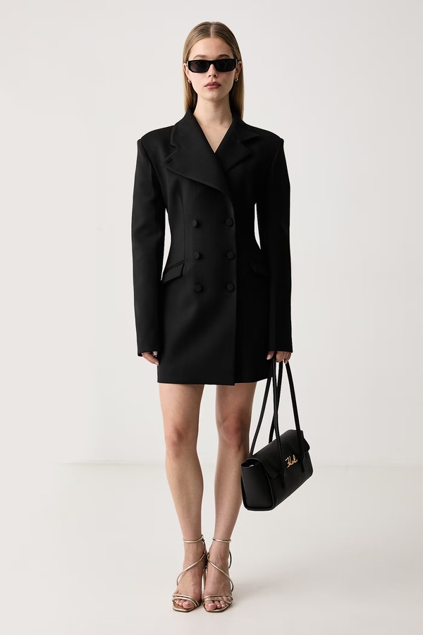 Сукня Guess x LEONIE HANNE колір чорний фото 2