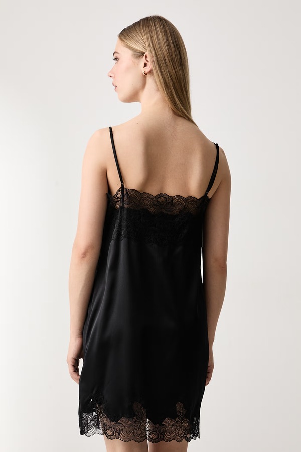 Білизняна сукня з шовком Guess x LEONIE HANNE фото 3