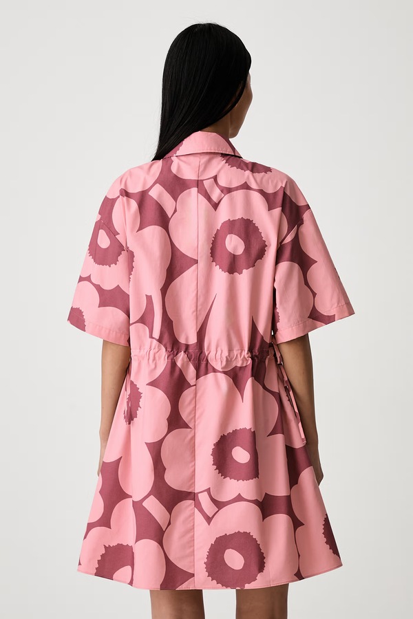 Сукня бавовняна Marimekko колір рожевий фото 2