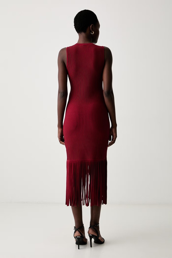 Трикотажна сукня з бавовною DKNY фото 2