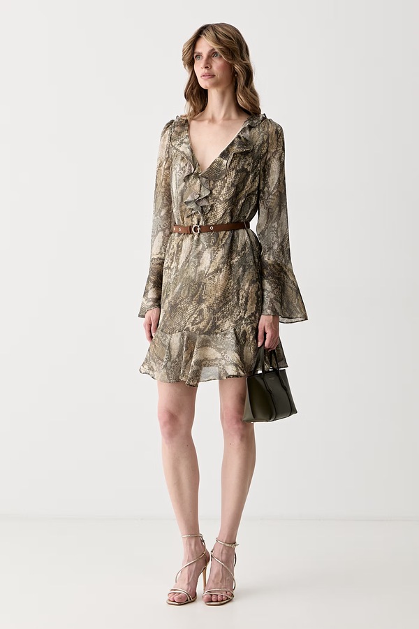 Сукня Guess Emy колір бежевий