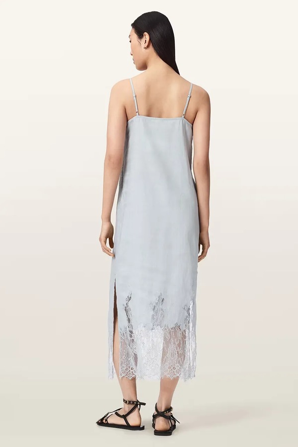 Білизняна сукня лляна AllSaints SAMIA