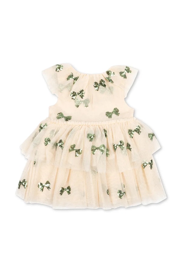 Розкльошена сукня Konges Sløjd YVONNE FAIRY DRESS колір бежевий фото 3