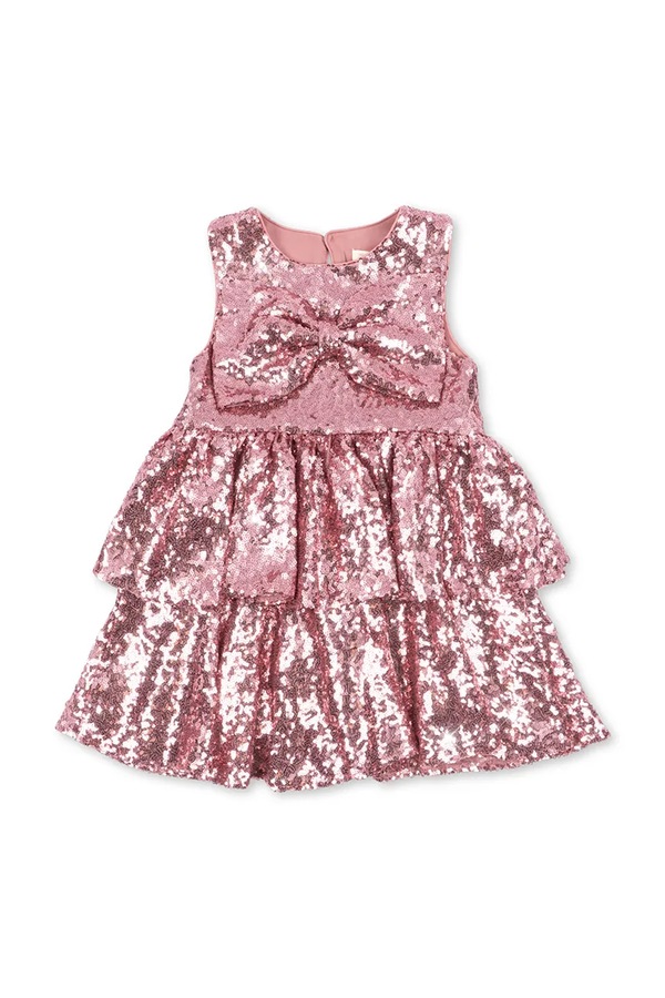Розкльошена сукня Konges Sløjd TINDRA DRESS GRS колір рожевий фото 2