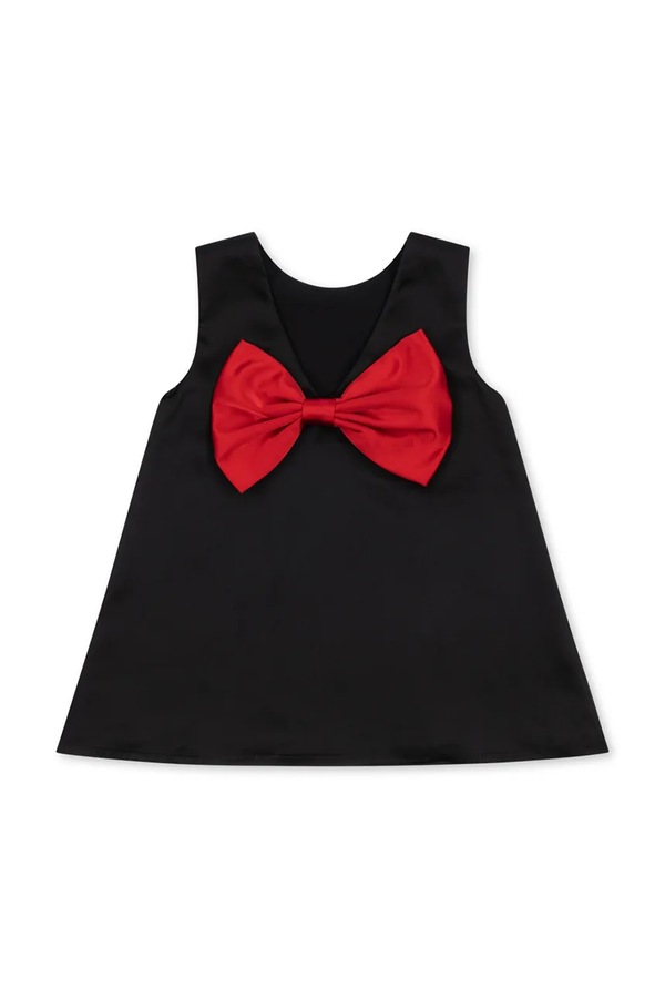 Сукня Konges Sløjd SHEENA BOW DRESS колір чорний фото 3