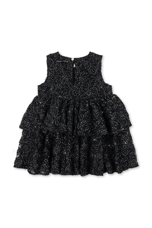 Розкльошена сукня Konges Sløjd ROSIA DRESS колір чорний фото 3